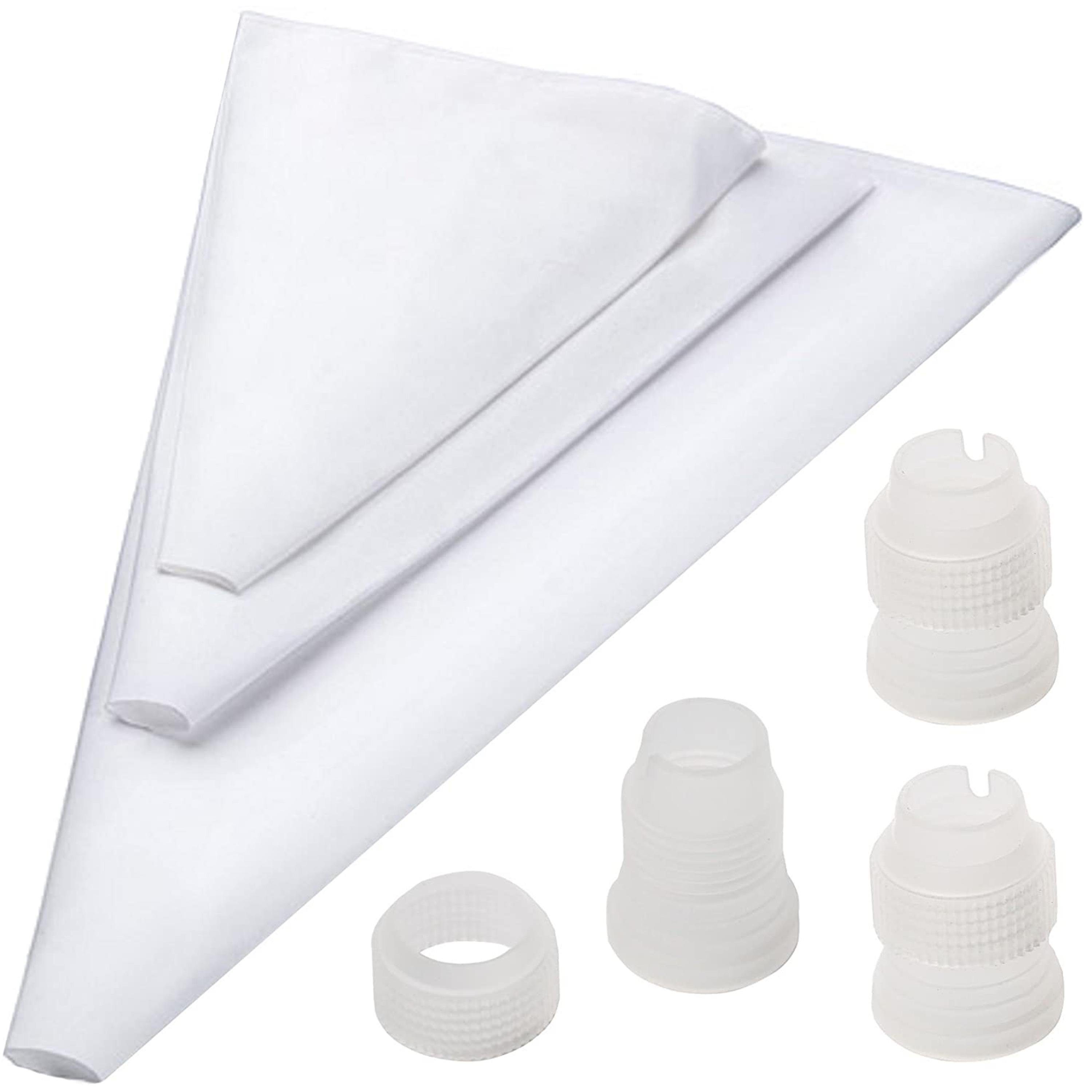 Praknu Spritzbeutel Praknu 3er Spritzbeutel Set aus Baumwolle mit (Set, 3er Set) Lebensmittelecht, Kochfest I Spritzsack Profi 35/40/45 cm I Spritztüten Wiederverwendbar