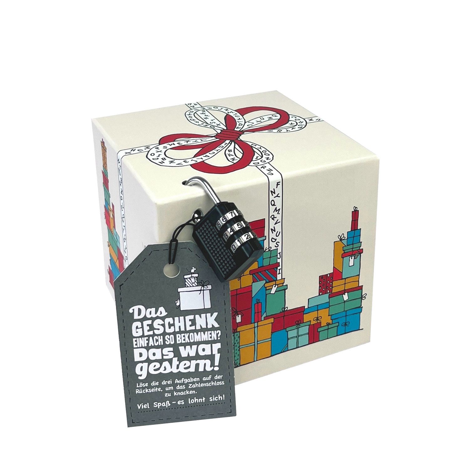 SURPRISA Geschenkbox Geschenkbox, Geldgeschenke Verpackung, Personalisierte Geschenkideen / Das Geschenk einfach so - war gestern!