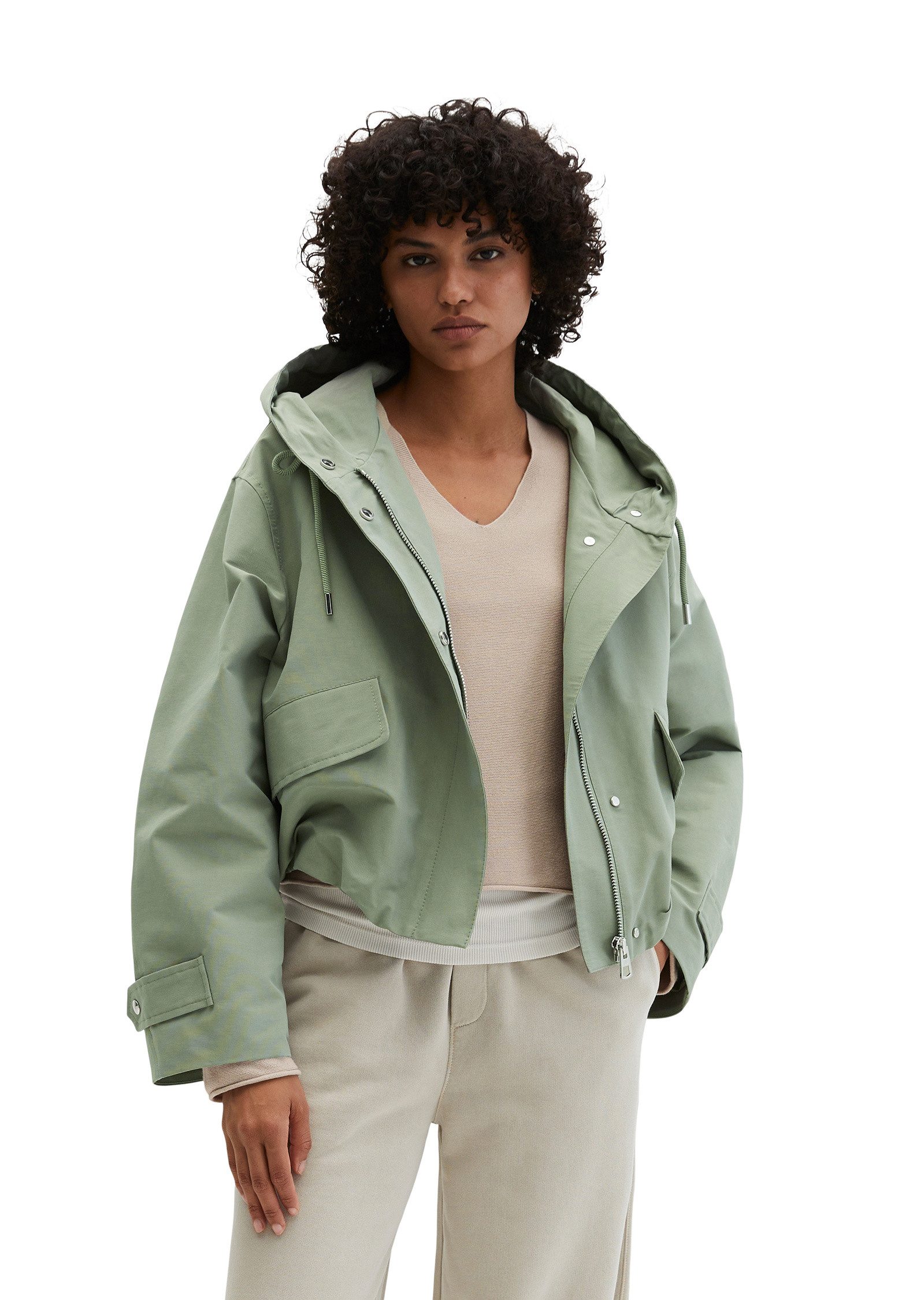 Marc O'Polo Outdoorjacke aus Cotton-Nylon-Mix