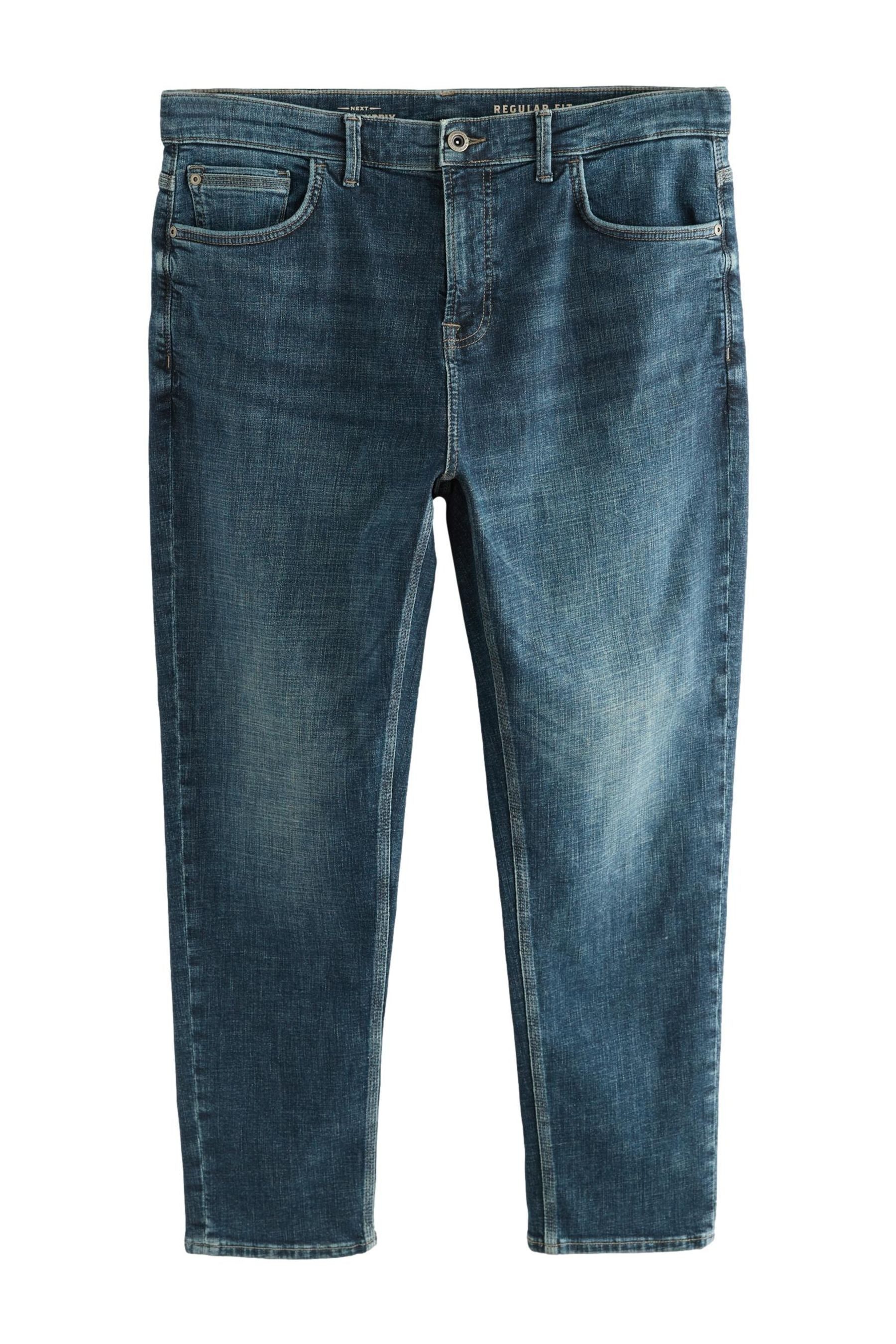 Regular-fit-Jeans Authentische Regular Fit Denim-Jeans mit Stretch
