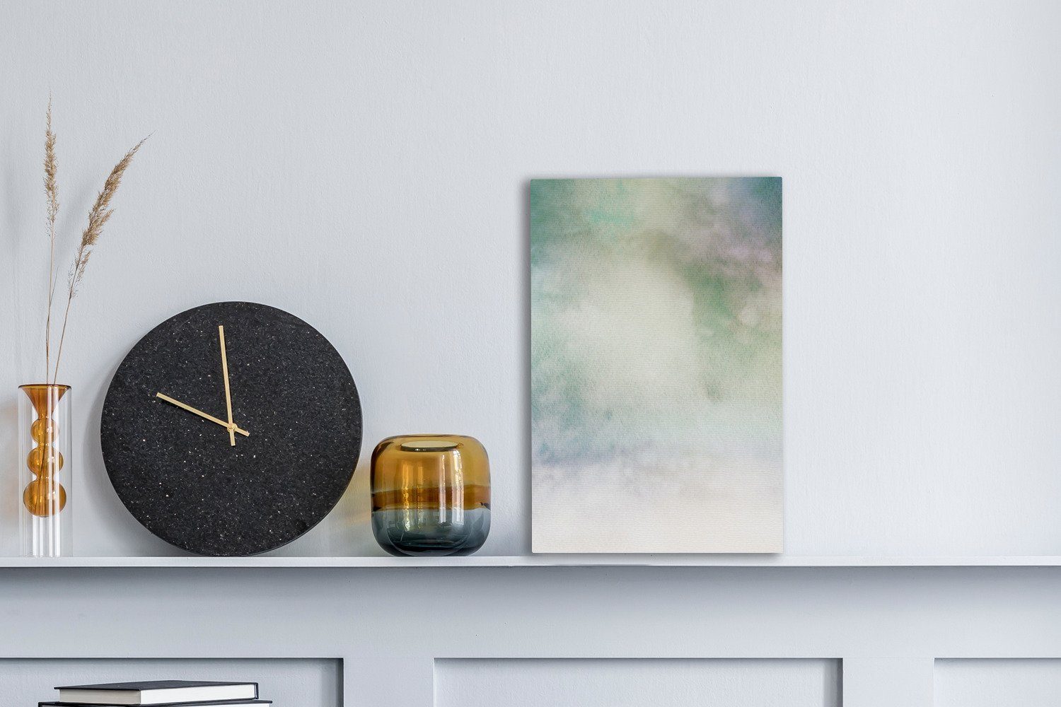 OneMillionCanvasses® Leinwandbild Aquarell - Grün - günstig online kaufen