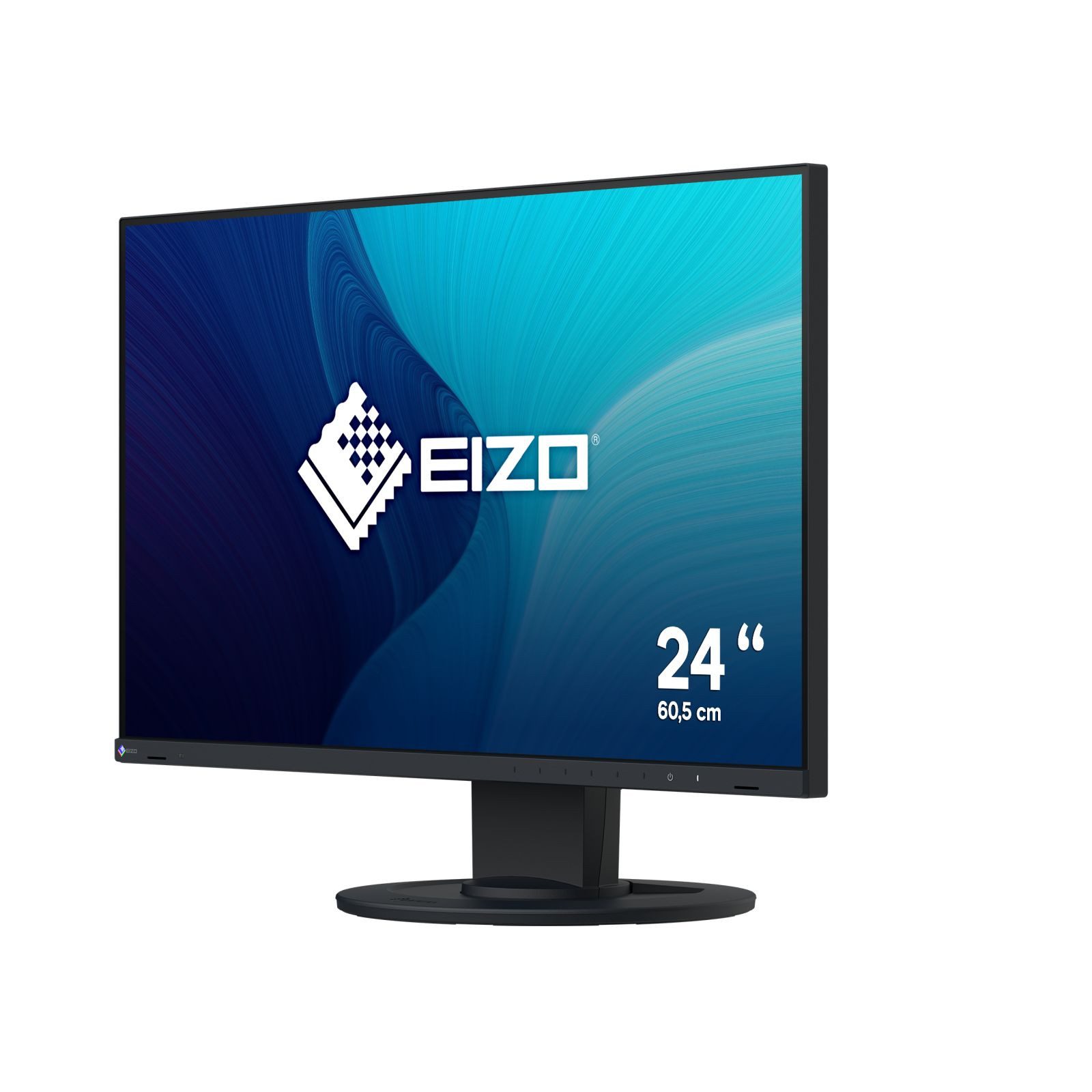 Eizo FlexScan 24 EV2400R-BK LED TFT-Monitor (1920 x 1080 px, Full HD, 5 ms Reaktionszeit, 100 Hz, IPS, Lautsprecher, HDCP, Pivot, Höhenverstellbar)