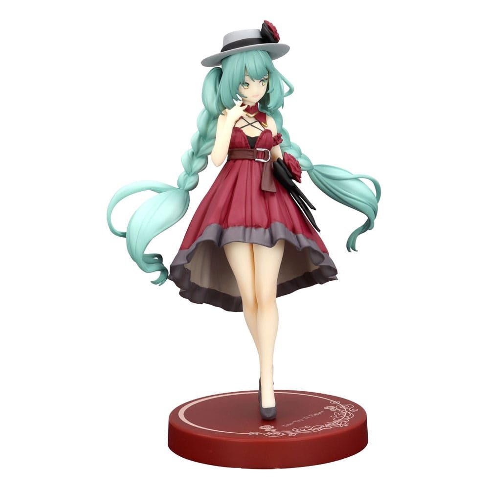 FuRyu Merchandise-Figur Hatsune Miku Trio-Try-iT PVC Hatsune Miku Outing Dress Red 19 cm