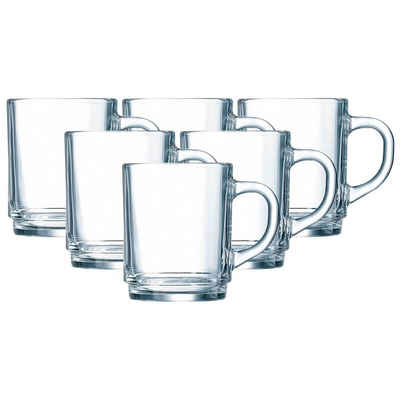 Luminarc Tasse Glastassen Kaffeegläser 0,25 l 6er Set, Glas