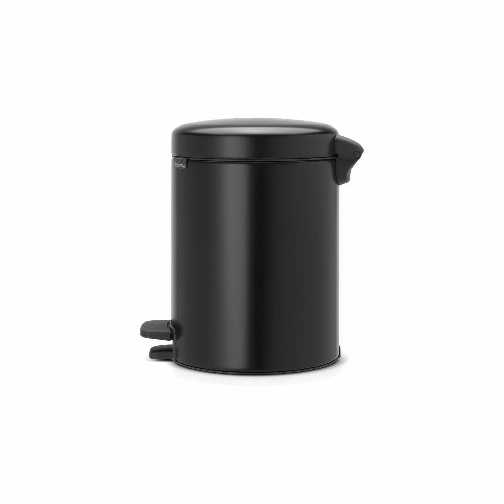 Brabantia Mülleimer Newicon Matt Black Schwarz 5 L