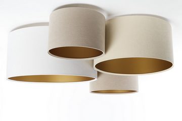 ONZENO Deckenleuchte 4Flame Elegant Natural 1 92x30x30 cm, einzigartiges Design und hochwertige Lampe