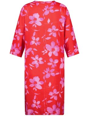 Samoon Minikleid Kleid mit Flower-Print