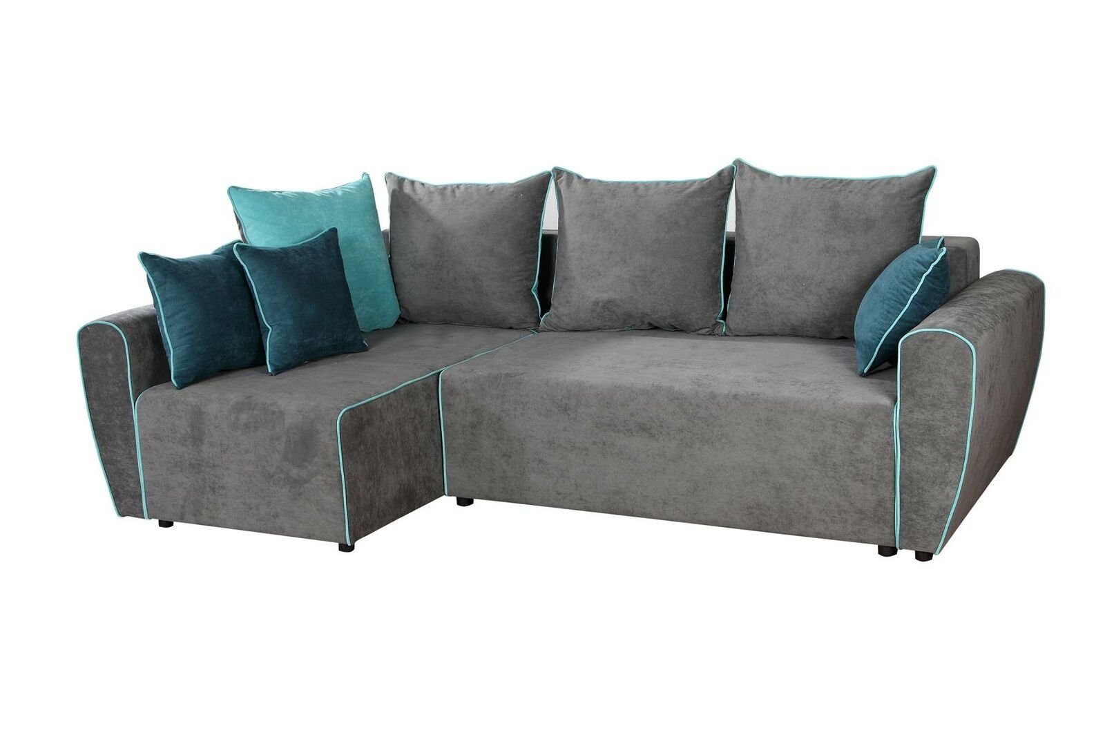 JVmoebel Sofa Big Sofa Couch Ecksofa Schlaf Polster Garnitur Stoff Wohnlandschaft, Made in Europe