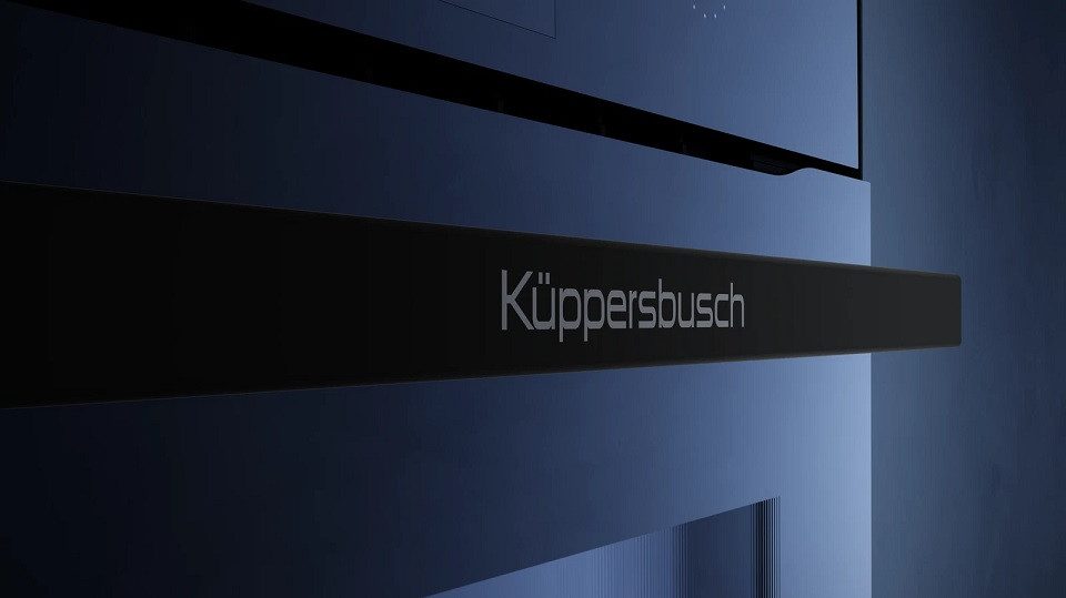 Küppersbusch Dampfbackofen Compact BD6340.0S DK5, Elektronik-Uhr, Schnellaufheizung, Aluminium-Drehknebel