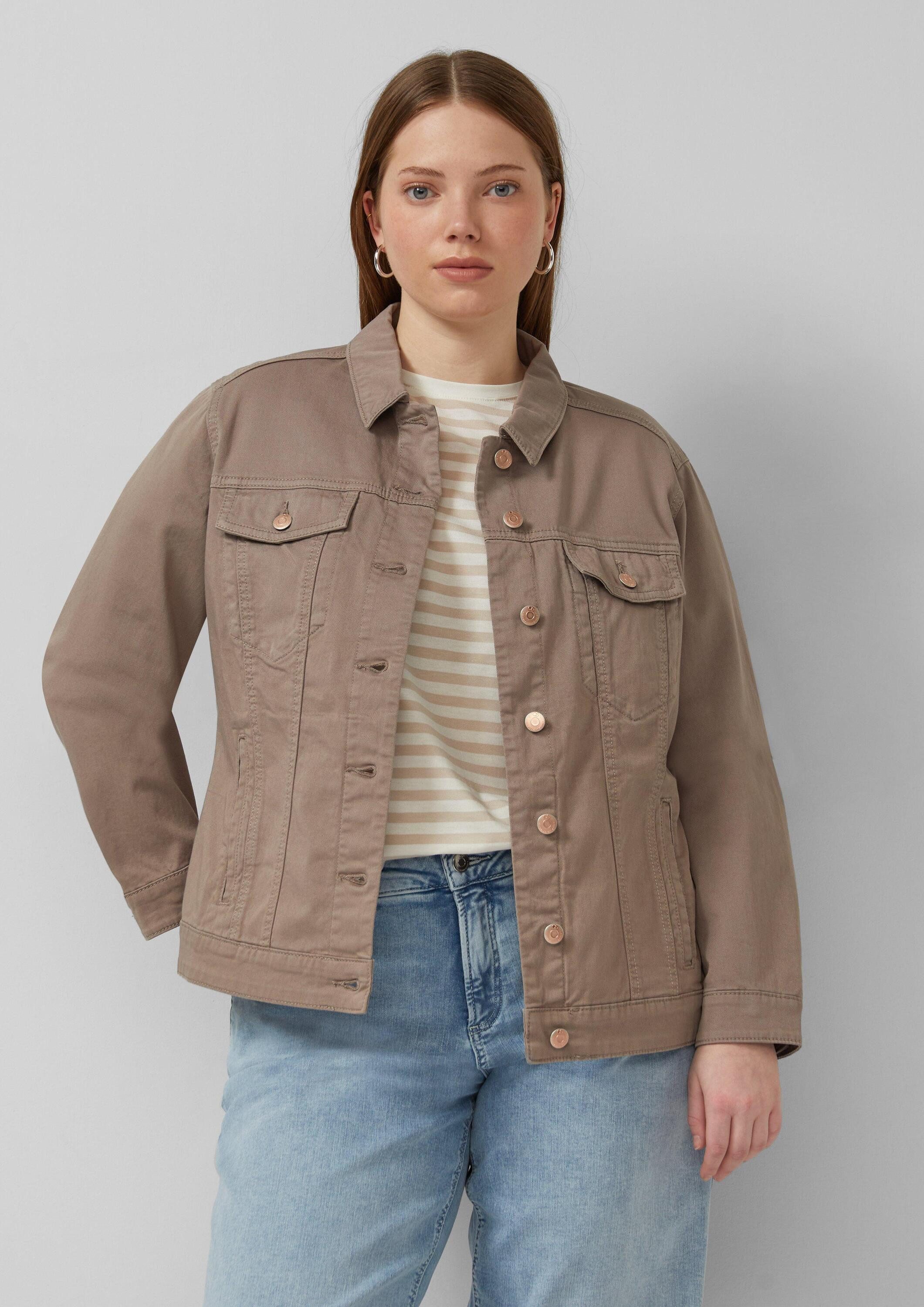 QS Funktionsjacke Indoor-Jacke Colourdenim-Jacke günstig online kaufen