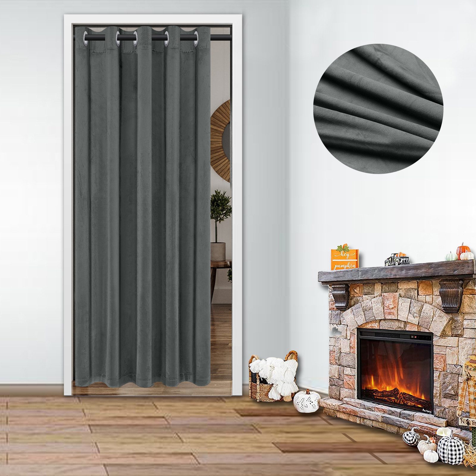 LMaxhome Vorhang Blickdicht Samt Gardinen mit günstig online kaufen