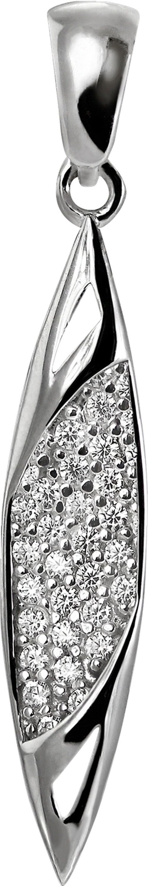 SilberDream Kettenanhänger SilberDream Damen Ship Ketten-Anhänger, Shipanhänger 925 Sterling Silber, silber, weiß | Kettenanhänger