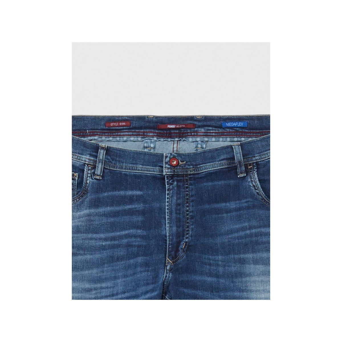 Jeans regular hell-blau (1-tlg) Pioneer Stoffhose Authentic fit