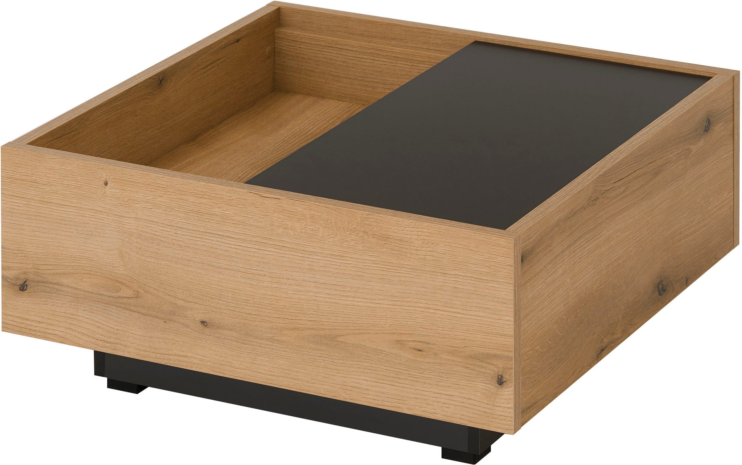 Home affaire Couchtisch Soleto, Beistelltisch, Wohnzimmertisch, Sofatisch, Tisch, vielseitig einsetzbar, ausreichend Stauraum, variable Tischplatte