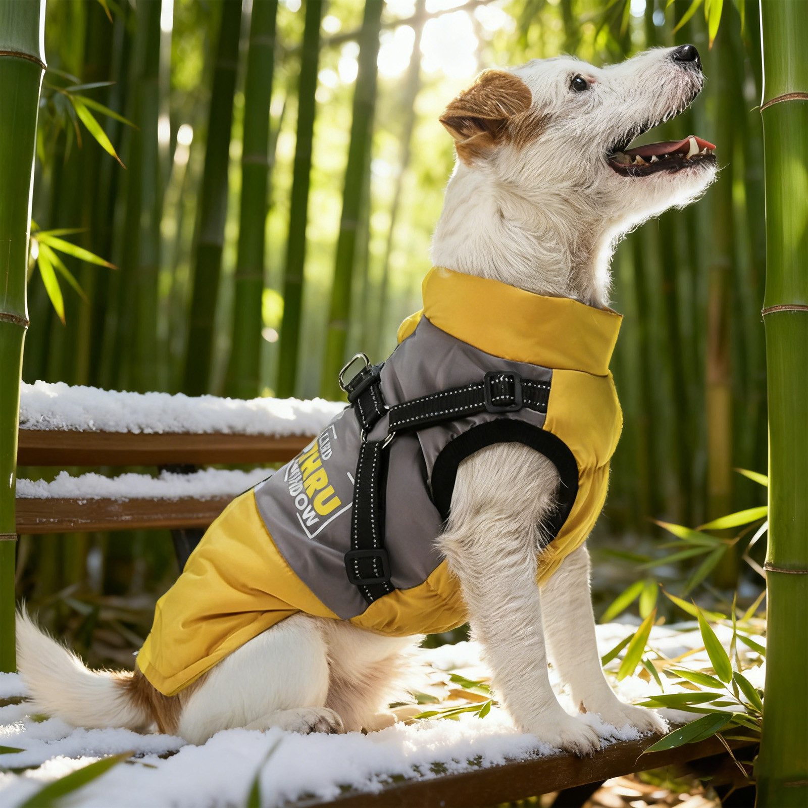 MODFU Hundemantel Wintermantel Warme Hundejacke für kleine und mittelgroße Hunde, für Outdoor- und Indoor-Aktivitäten im Herbst und Winter geeignet