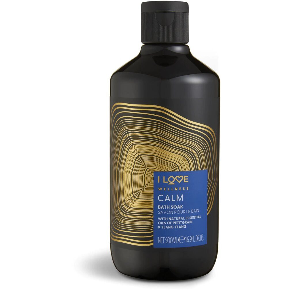 I Love... Badeschaum Wellness Calm Ätherische Öle Badezusatz 500 ml