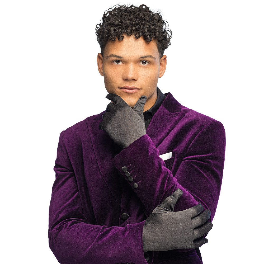 Boland Kostüm Перчатки schwarz Basic Kurz-Handschuhe bis Handgelenk Accessoire, passend zu vielen Kostümen - Basic Accessoire