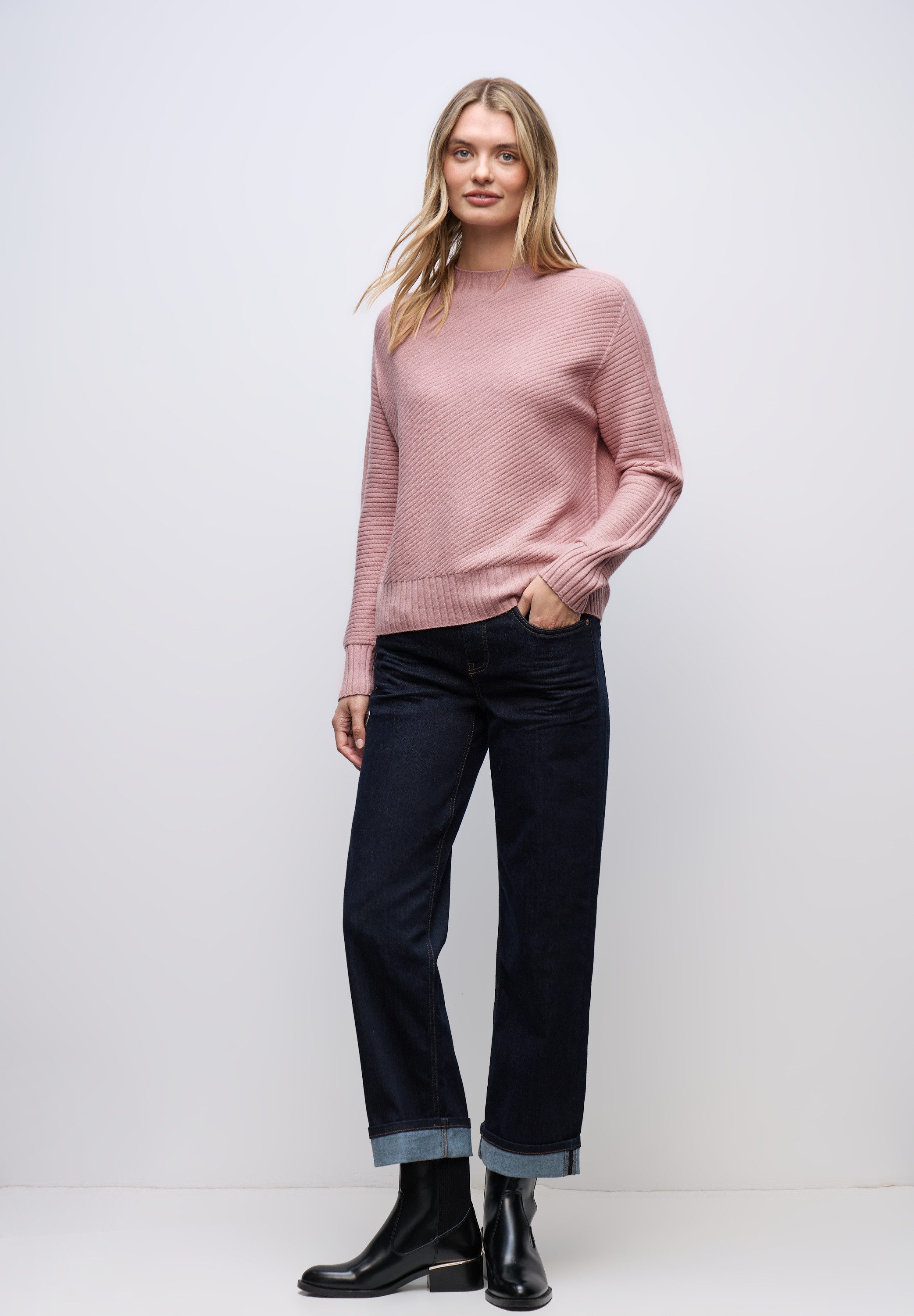 STREET ONE Strickpullover mit Turtleneck