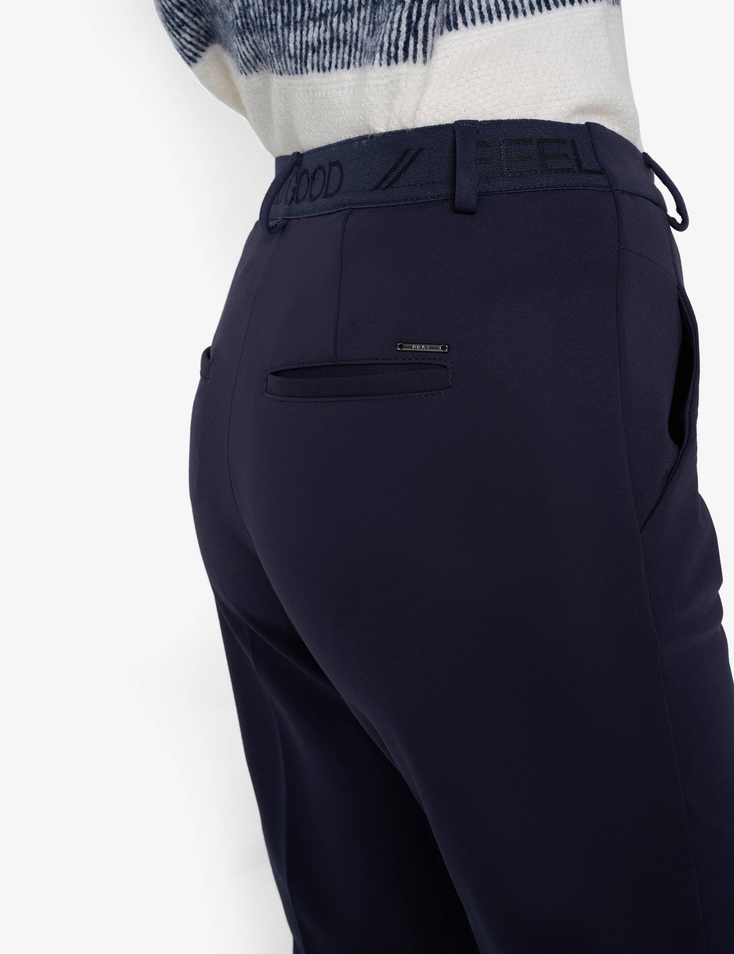 Brax Caprihose Style MARON S Jersey: Chino im Regular Fit – Bild 4 von 5