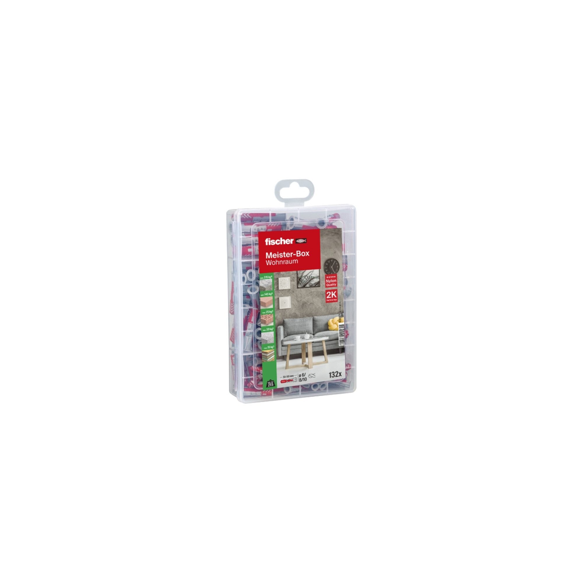 fischer Schrauben- und Dübel-Set fischer Meister-Box Wohnraum (132 Teile)
