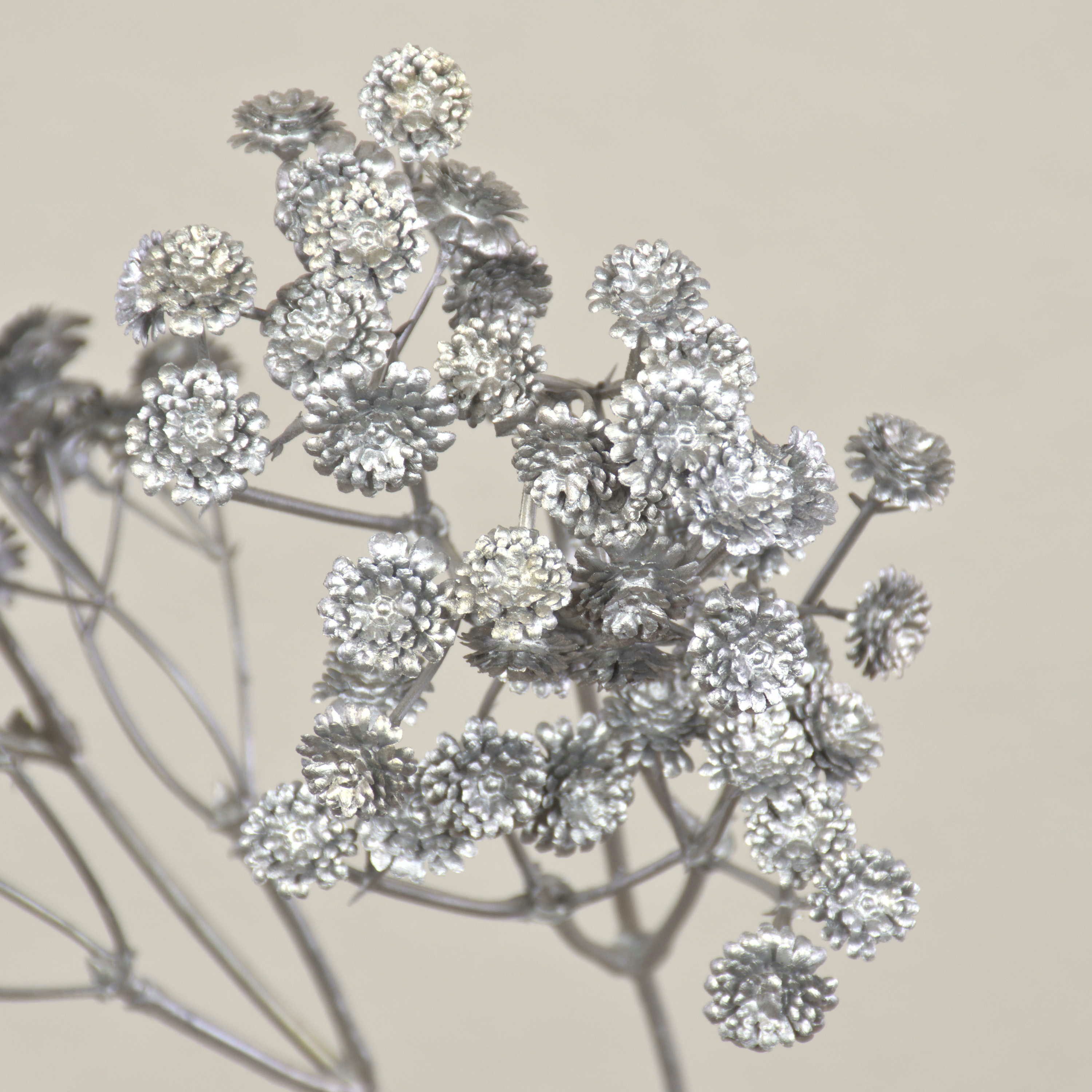 Kunstzweig Künstliches Schleierkraut MARLIESE, Silber, 65cm, Ø1-1,5cm Schleierkraut, artplants, Höhe 65.0 cm