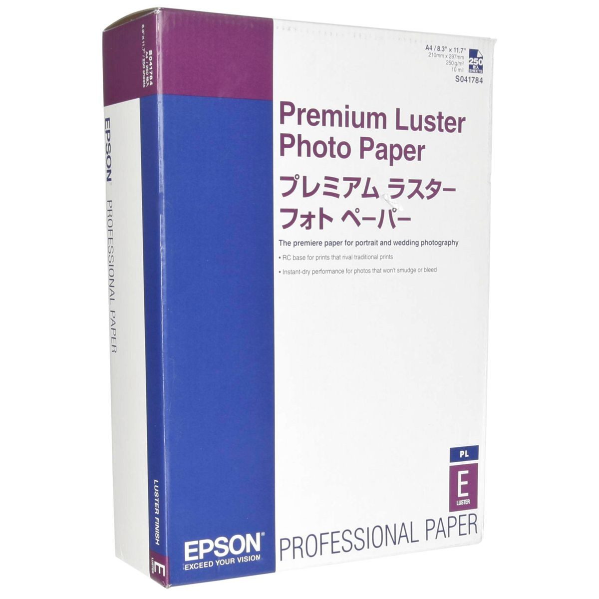 Epson Druckerpapier Premium Luster Photo Paper A 4 250 Blatt, 260 g S