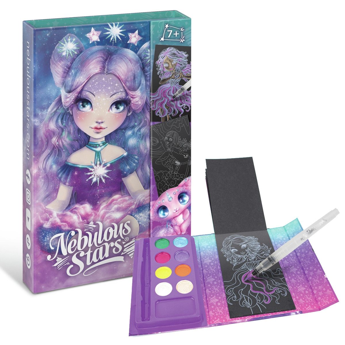 Toynamics Europe Kreativset Nebulous Stars Aquarell Set für unterwegs