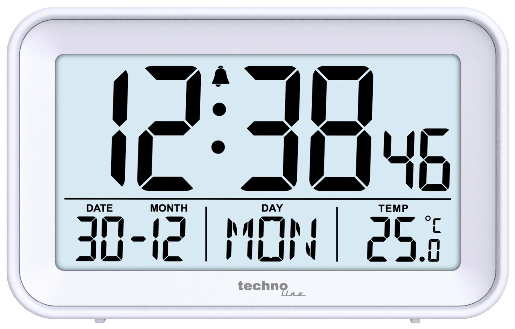 technoline Quarzwecker WT 497 mit großer Uhrzeitanzeige günstig online kaufen