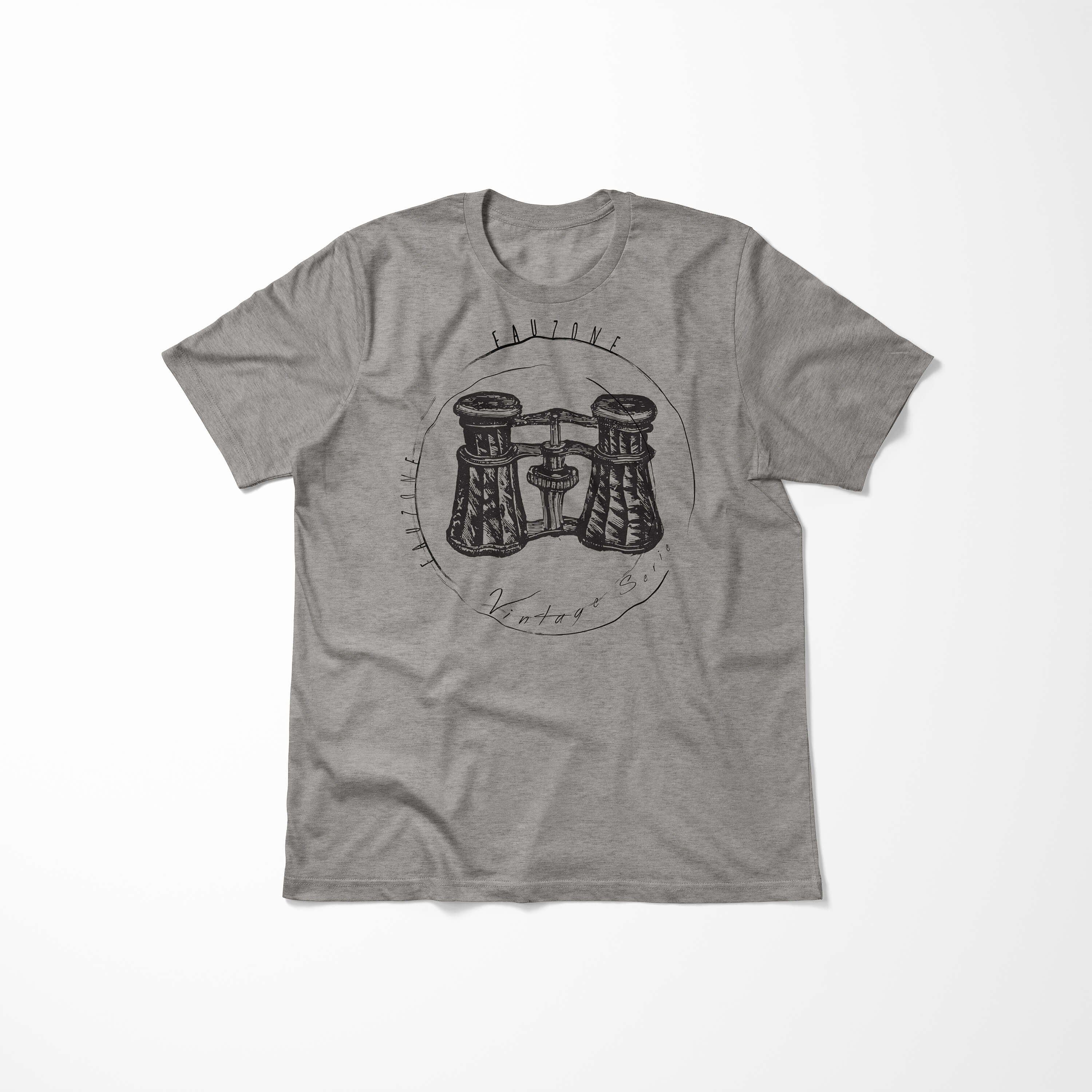 Herren Fernglas Vintage T-Shirt Ash Art Sinus T-Shirt