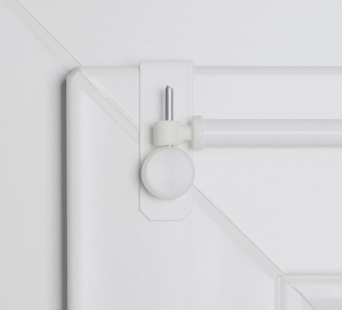 dekondo Gardinenstange Gardinenstange "Creativ", weiß, ausziehbar, günstig online kaufen
