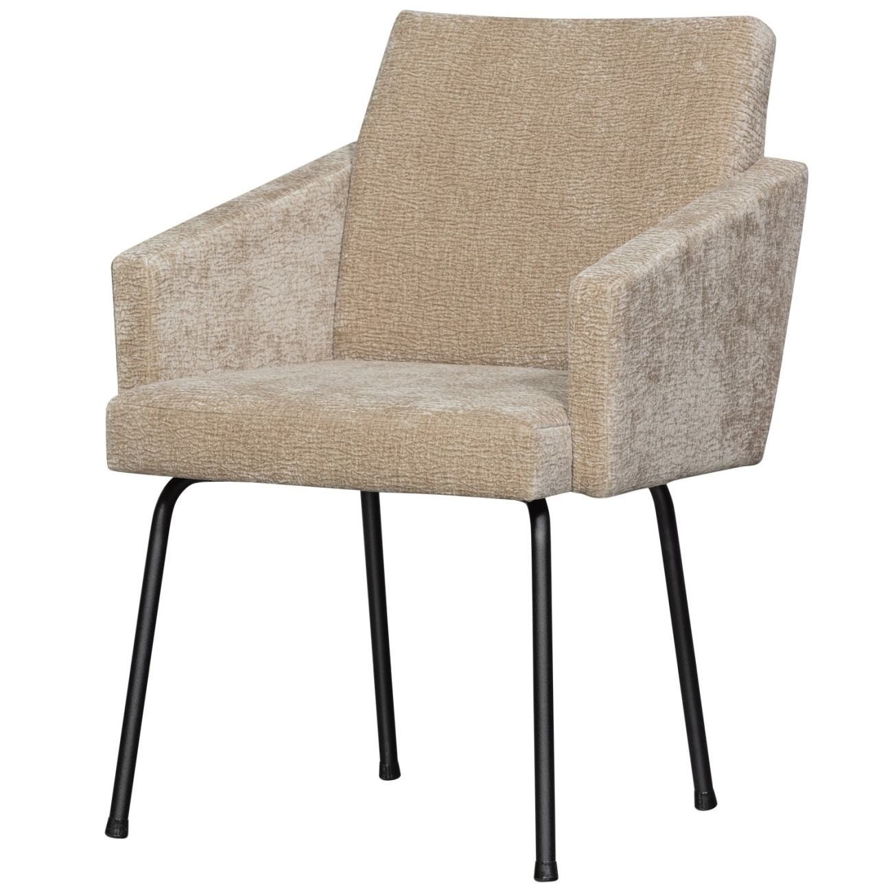 WOOOD Stuhl Mount Chenille-Stoff, Sand