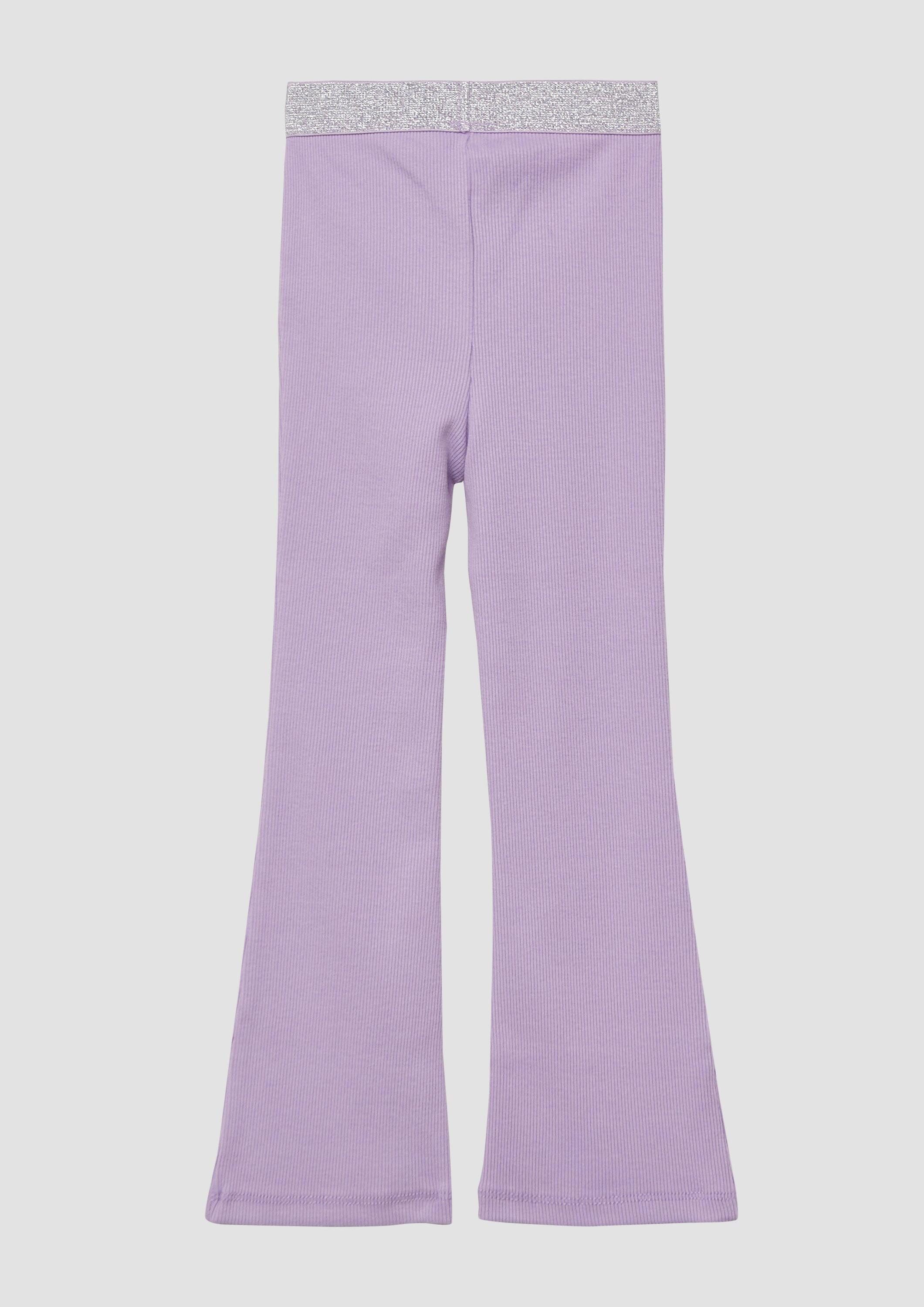 s.Oliver Leggings Leggings Ripp-Leggings mit Flared Leg