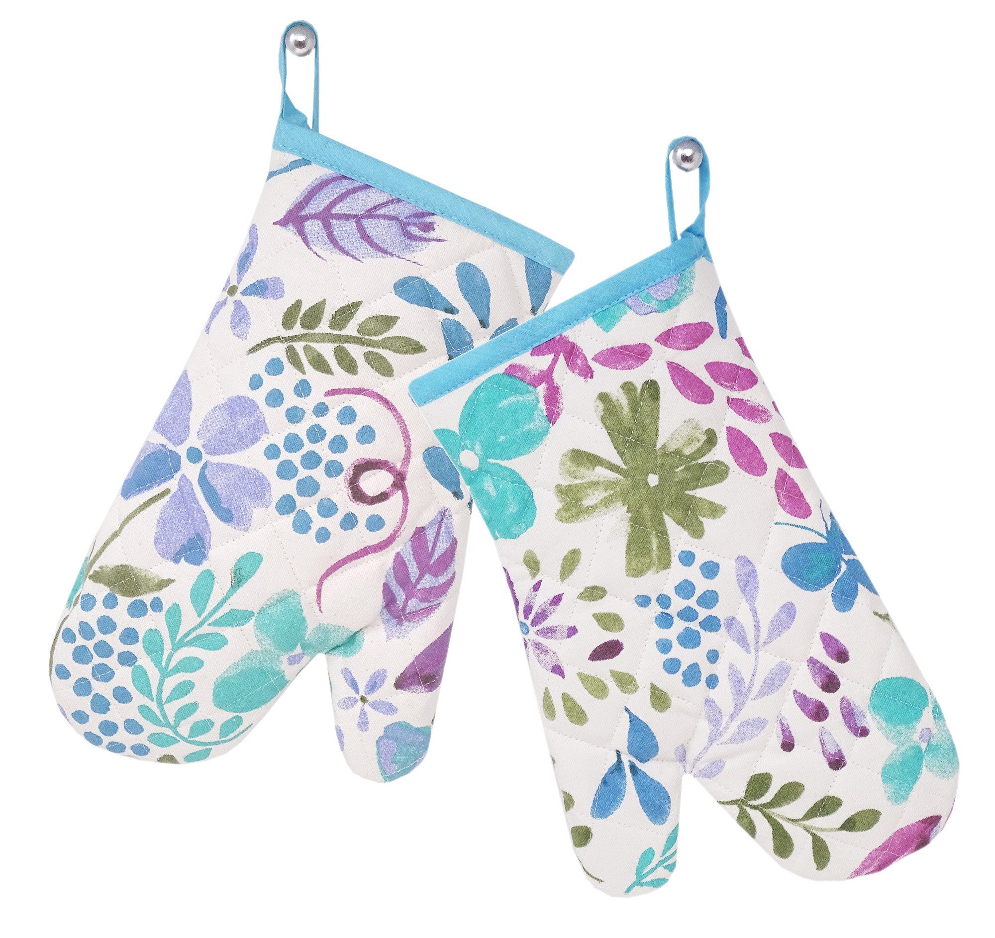 Lashuma Topfhandschuhe Aquarell, (Set, 2-tlg), Ofenhandschuhe günstig online kaufen