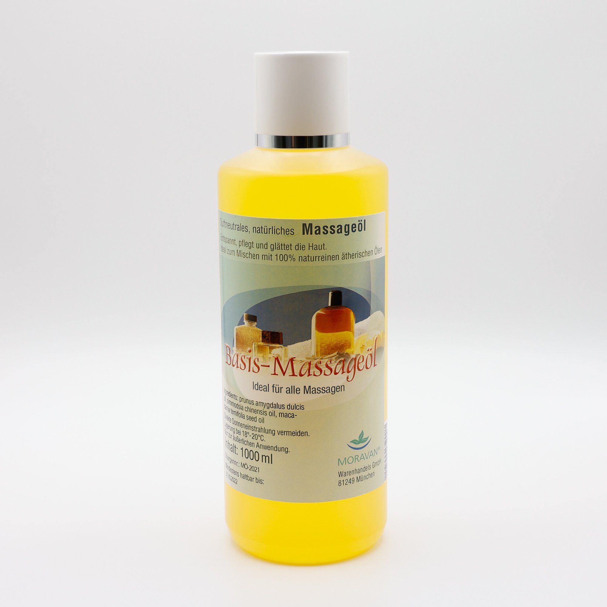 Moravan Massageöl Basis Massageöl 1000ml, 1-tlg.