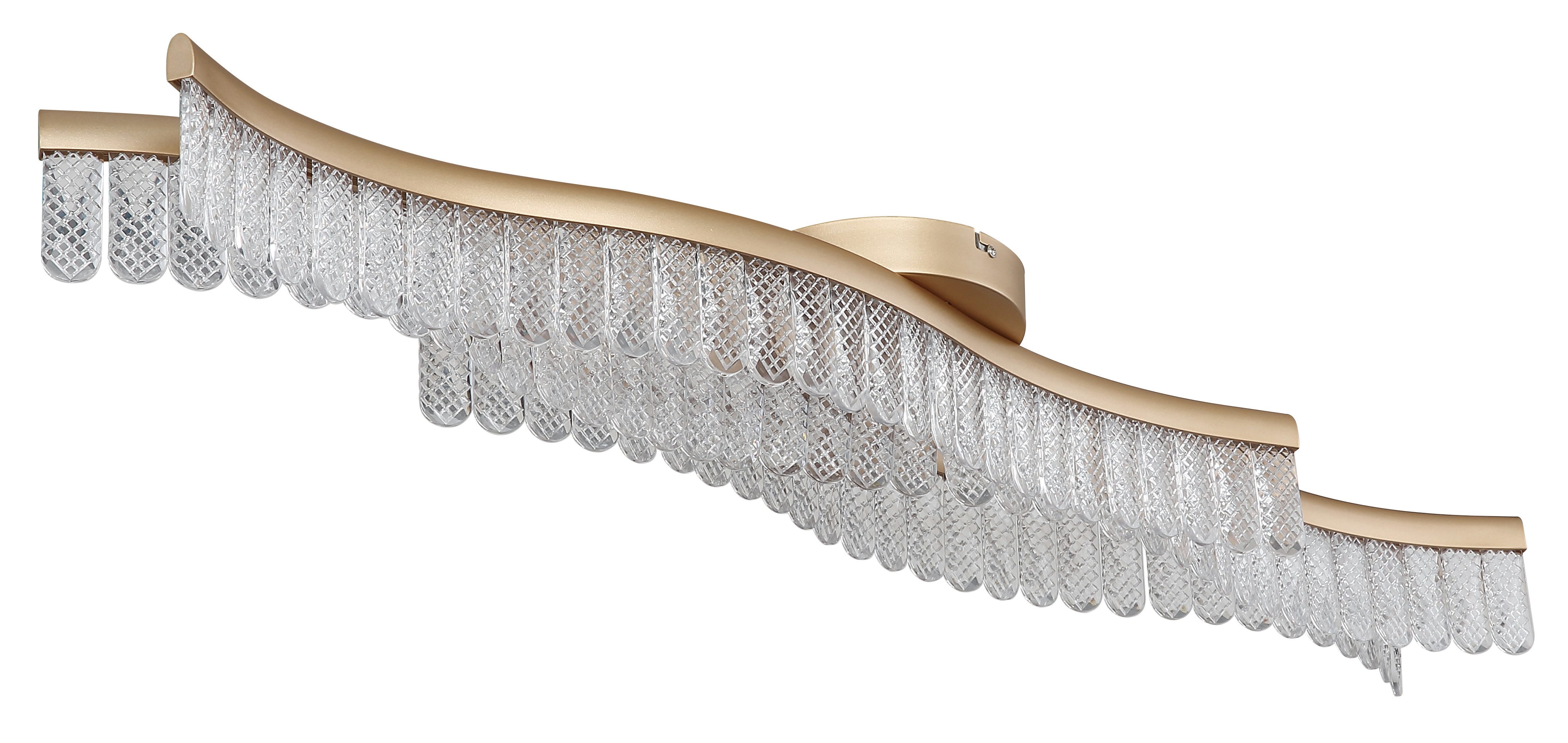 GLOBO LIGHTING LED Deckenleuchte JULIET, LED fest integriert, Warmweiß, Deckenlampe/3200K/Wohnzimmer/Schlafzimmer/Flur