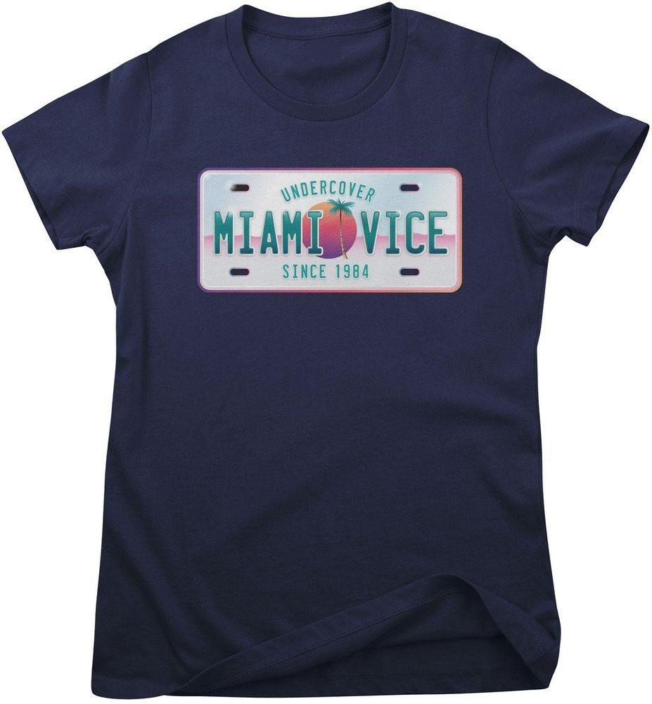 Miami Vice T-Shirt Miami Vice - Undercover Since 1984 Girly Tee