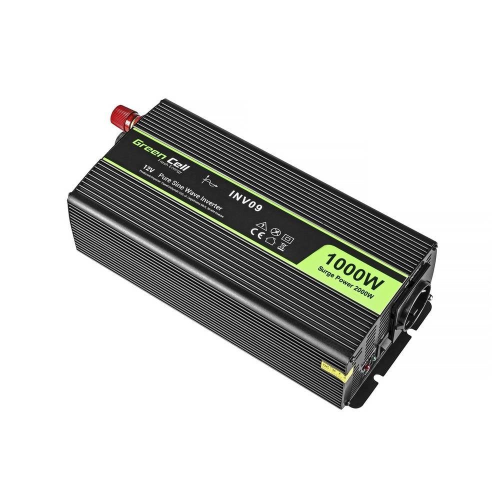 Green Cell Wechselrichter Wechselrichter / Spannungswandler 12 auf 230V 1000/2000W GC-INV09