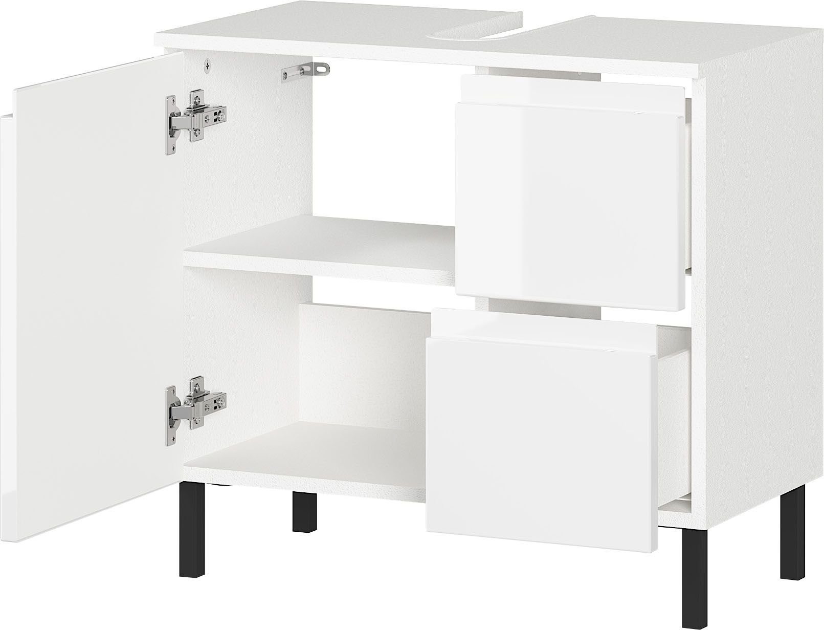 GERMANIA Waschbeckenunterschrank Scantic (1-St) mit Siphonausschnitt – Bild 5 von 5