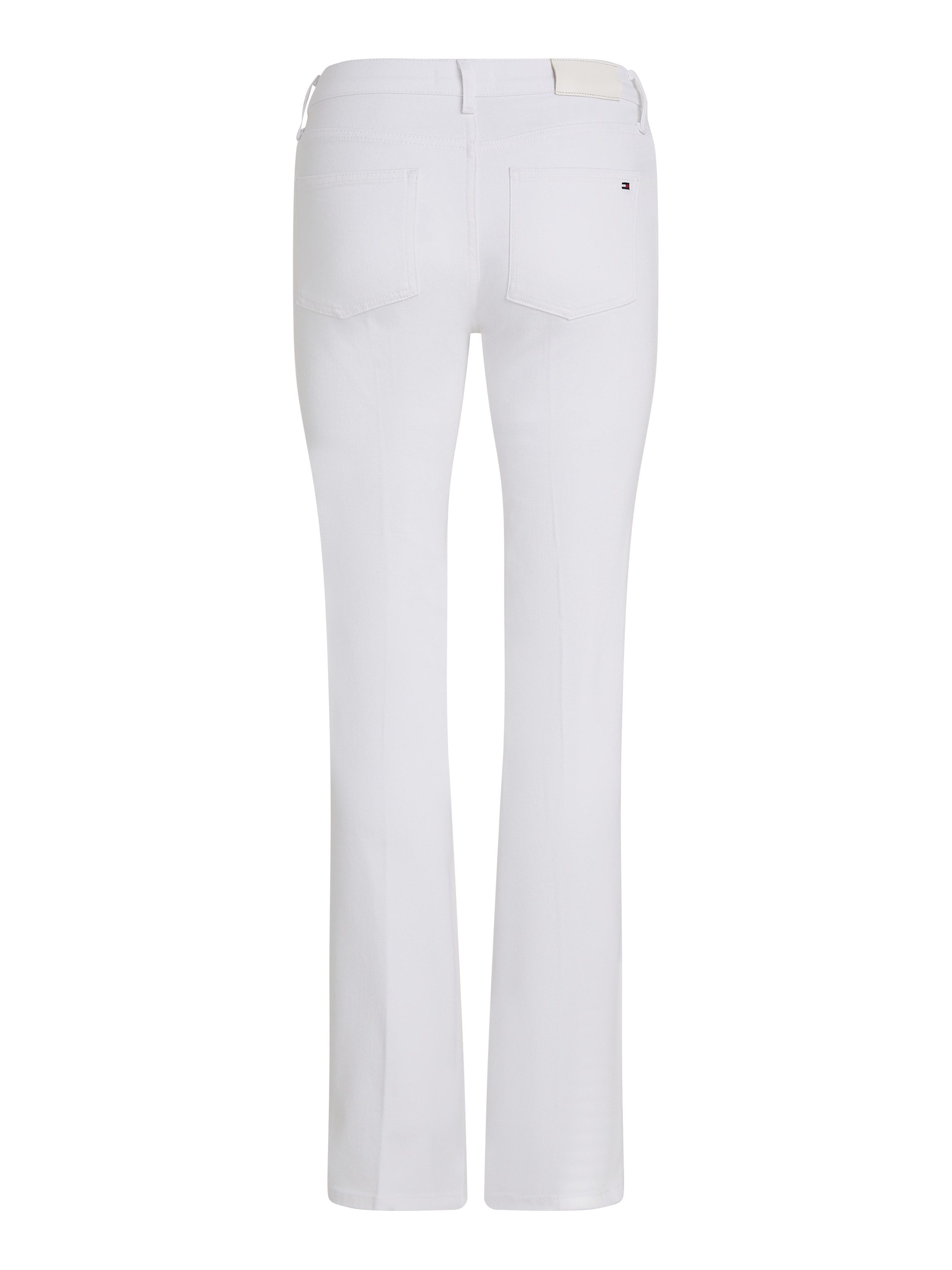 Tommy Hilfiger Bootcut-Jeans Bootcut Regular Waist mittlere normale Leibhöhe, mit Bügelfalten, mit Nieten – Bild 5 von 5