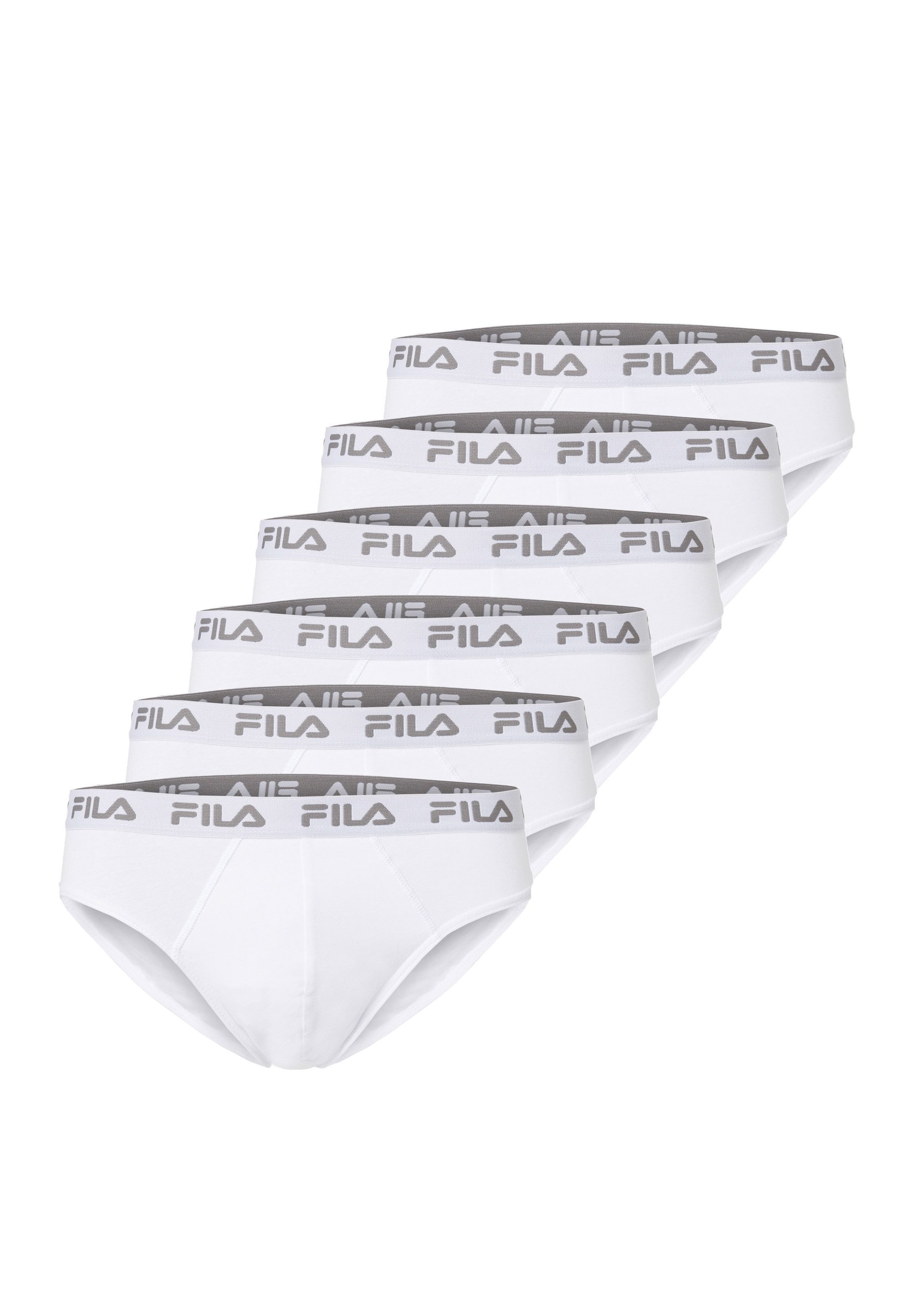 Fila Slip Logo (6-St) 6er-Pack mit elastischem Dehnbund und Markenlogo