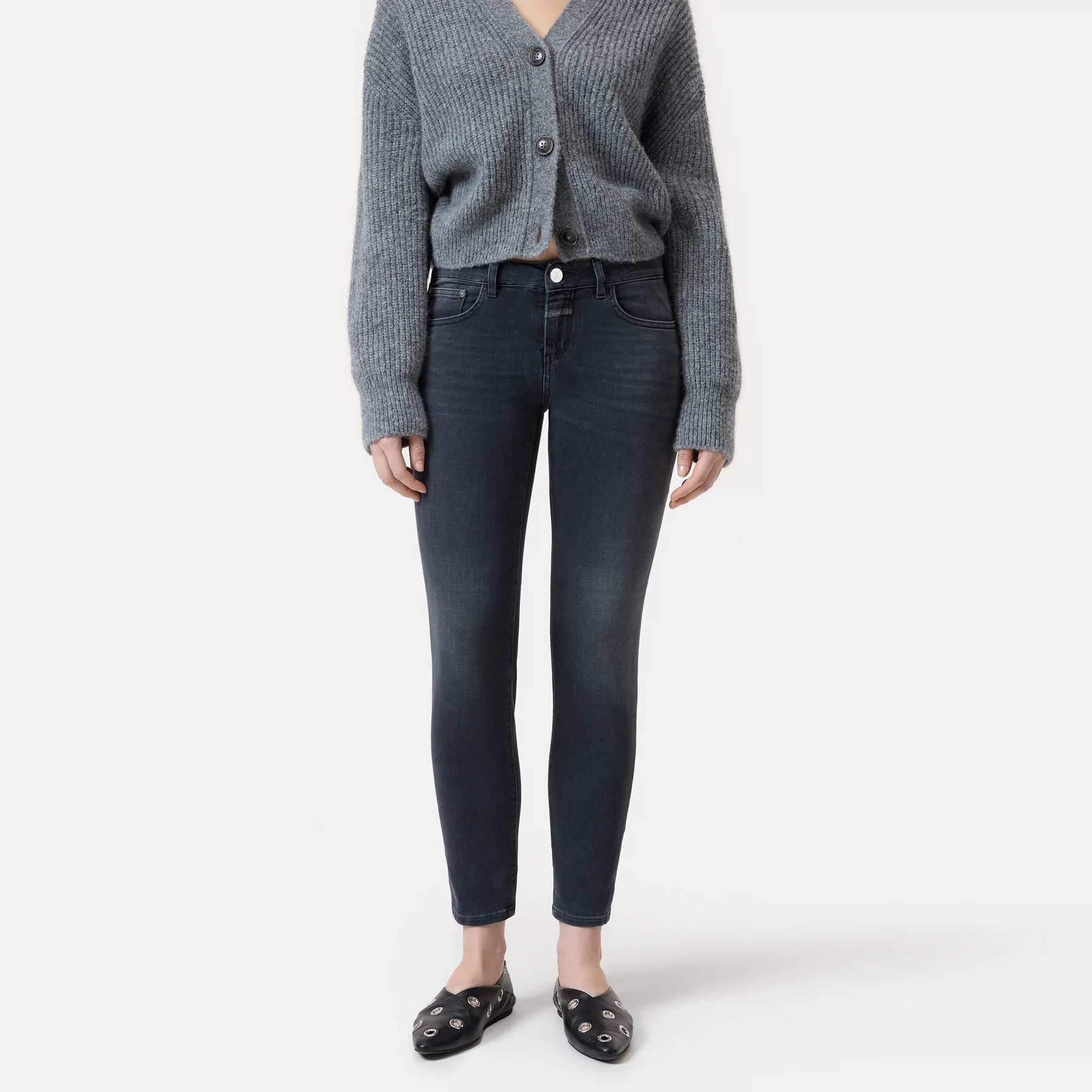 CLOSED 5-Pocket-Jeans CLOSED Jeans BAKER Low Waist - Dark Grey
