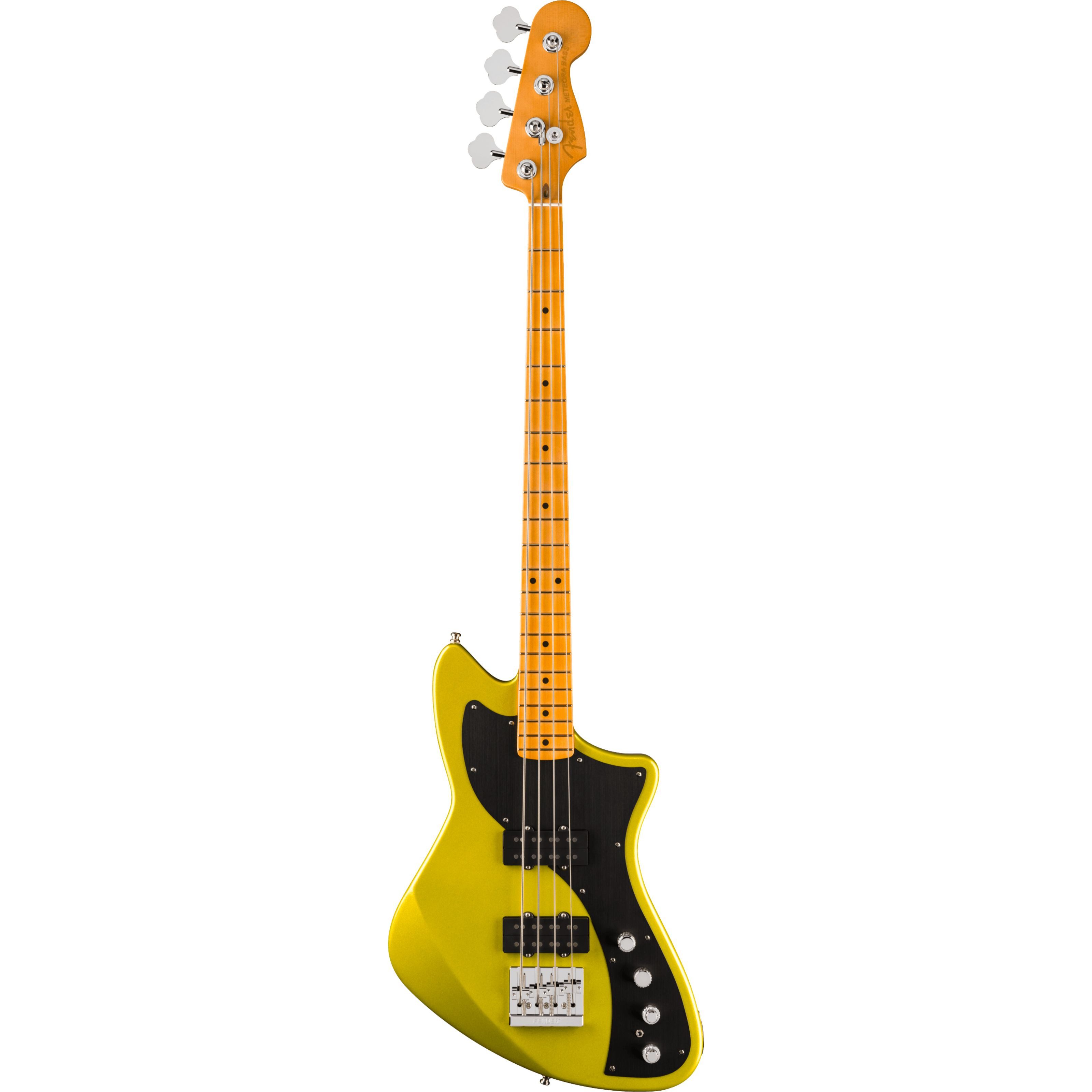 Fender E-Bass, E-Bässe, 4-Saiter E-Bässe, American Ultra II Meteora Bass Solar Flare - E-Bass
