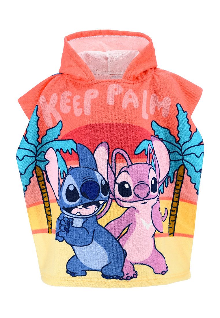 Stitch Badeponcho Kinder Badeponcho mit Kapuze 55x110 cm