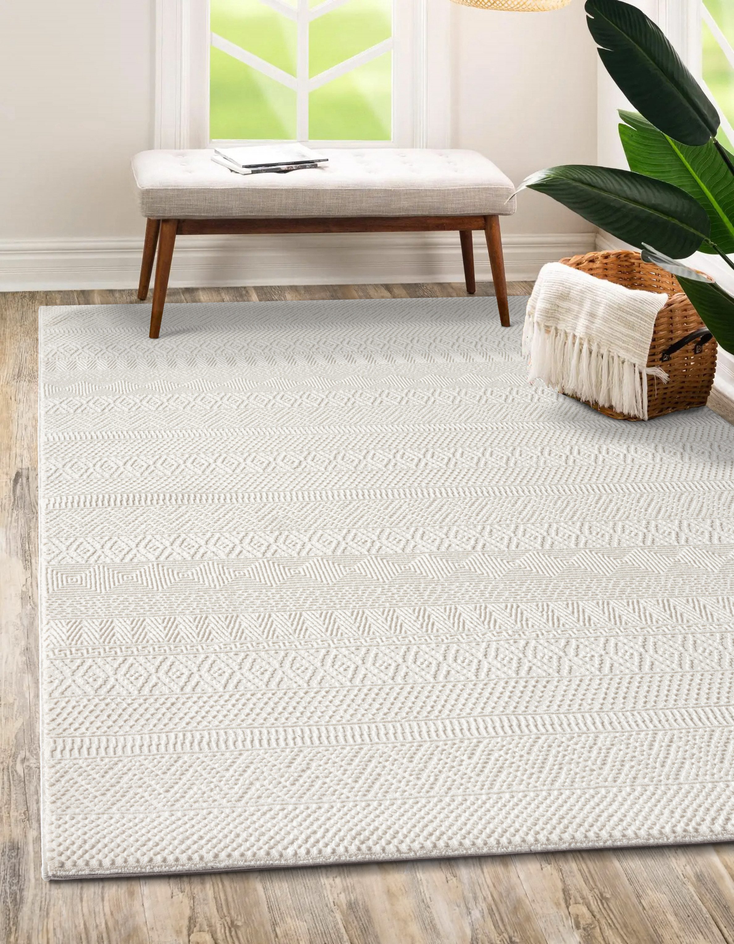 the carpet Teppich Lima, rechteckig, Höhe: 12 mm, Designer Teppich Flor 1 r günstig online kaufen