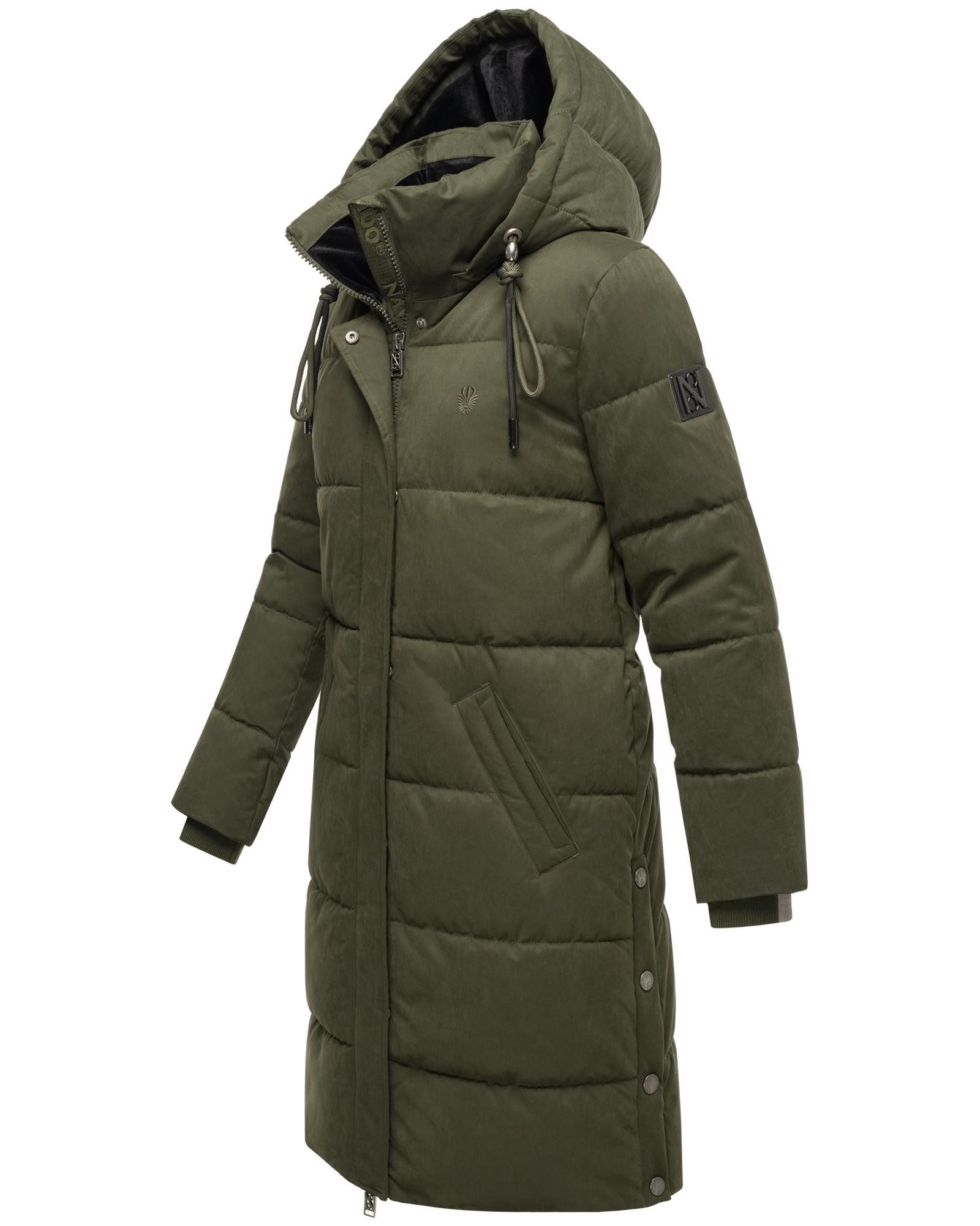 Navahoo Wintermantel Wintertanz 14 modischer Damen Steppmantel mit hohem Kragen – Bild 2 von 5
