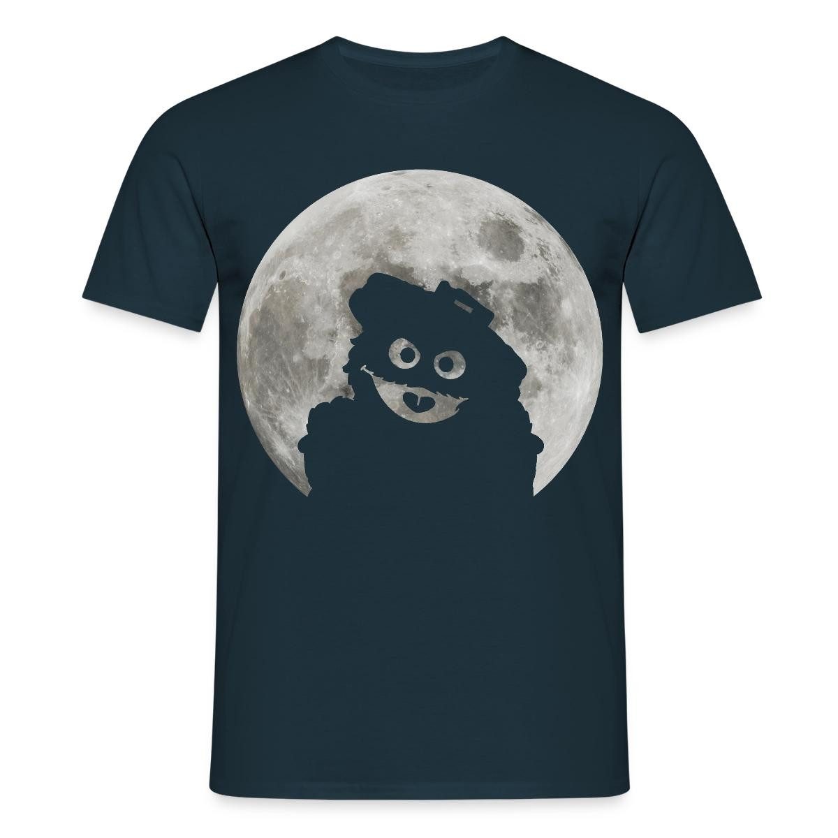 Spreadshirt T-Shirt Sesamstraße Oskar In Einer Vollmondnacht Männer T-Shirt (1-tlg)