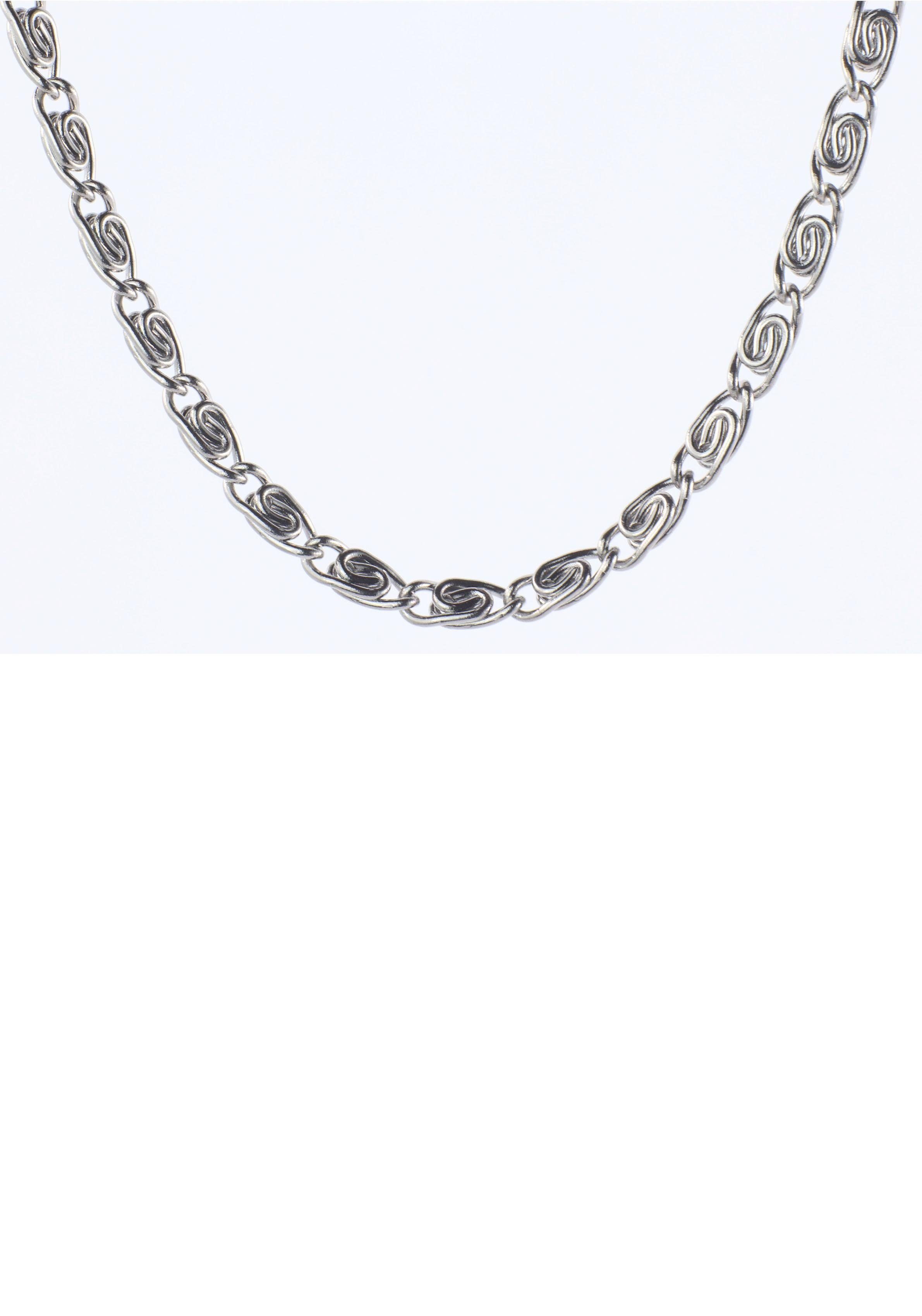 Firetti Edelstahlkette Schmuck Geschenk S-Panzerkettengliederung, 3,45 mm breit, glänzend, Made in Germany