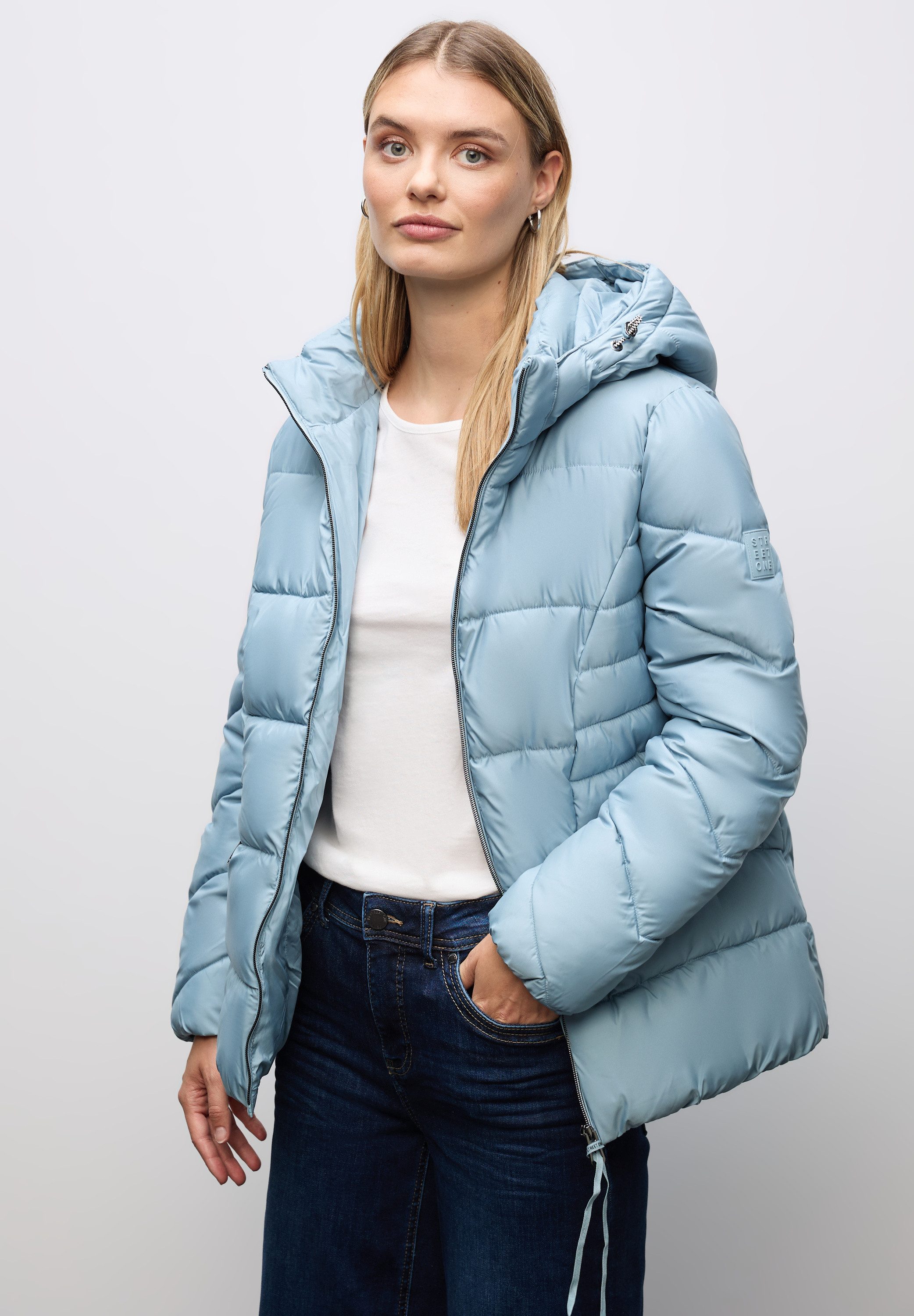 STREET ONE Steppjacke mit Kapuze