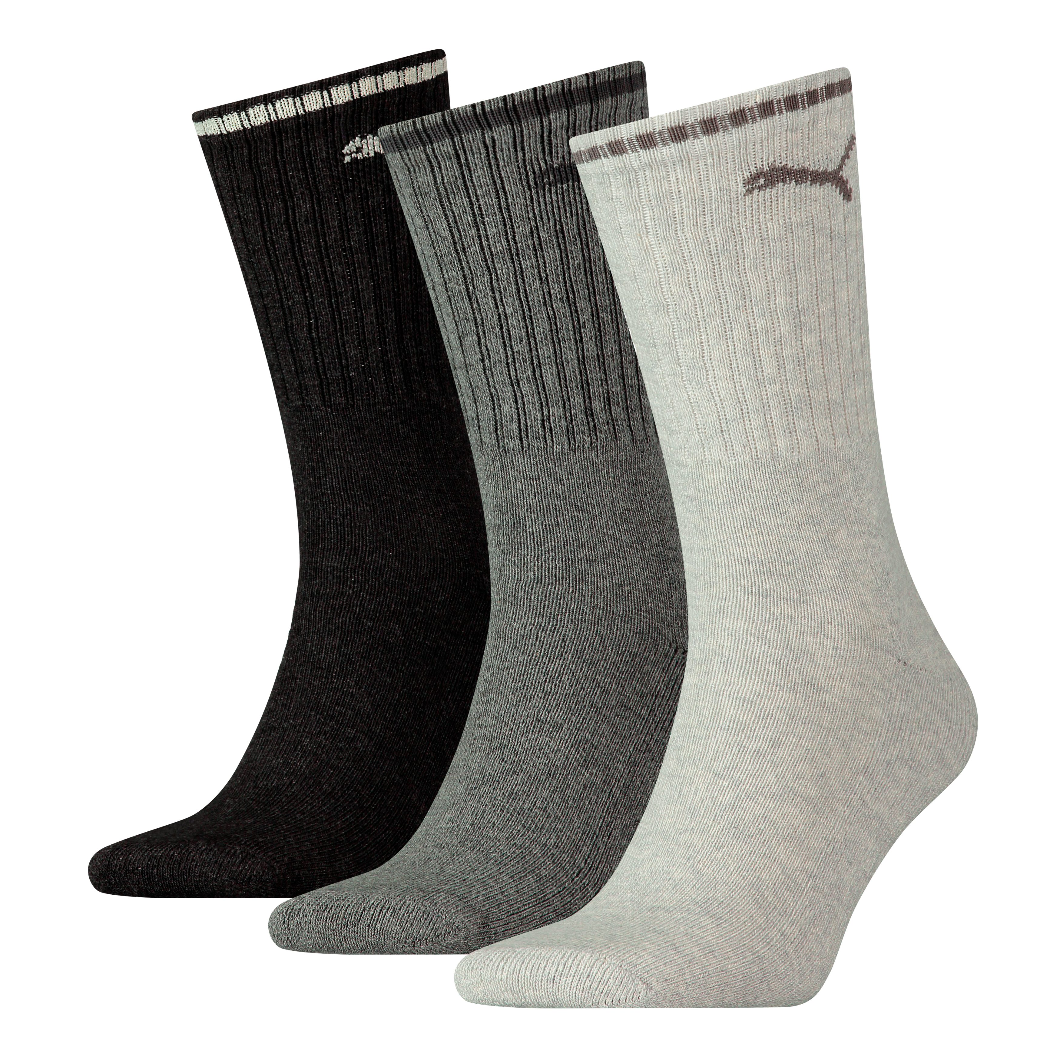 PUMA Sportsocken PUMA UNISEX STRIPED CREW SOCK 3P (3-Paar) Komfort-Bund, Fr günstig online kaufen