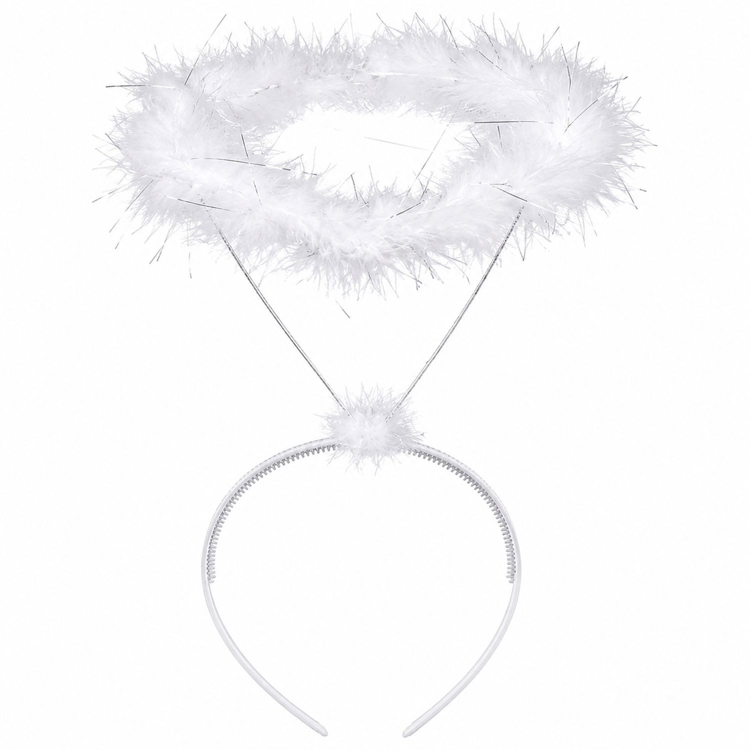 Funny Fashion Kostüm Haarreif mit Glitzer Heiligenschein zum Engelskost